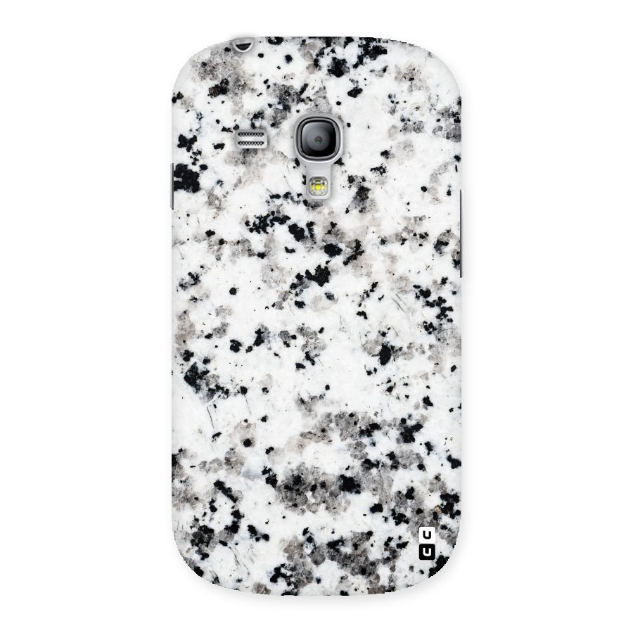 Charcoal Spots Marble Back Case for Galaxy S3 Mini