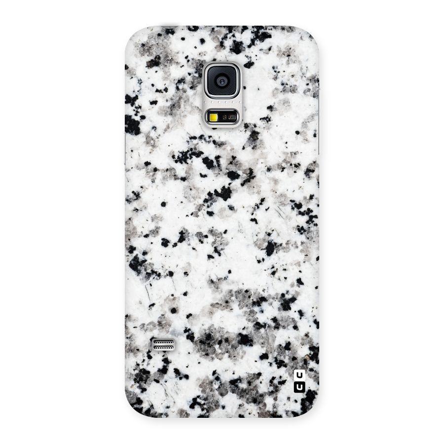 Charcoal Spots Marble Back Case for Galaxy S5 Mini