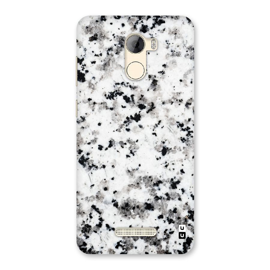 Charcoal Spots Marble Back Case for Gionee A1 LIte