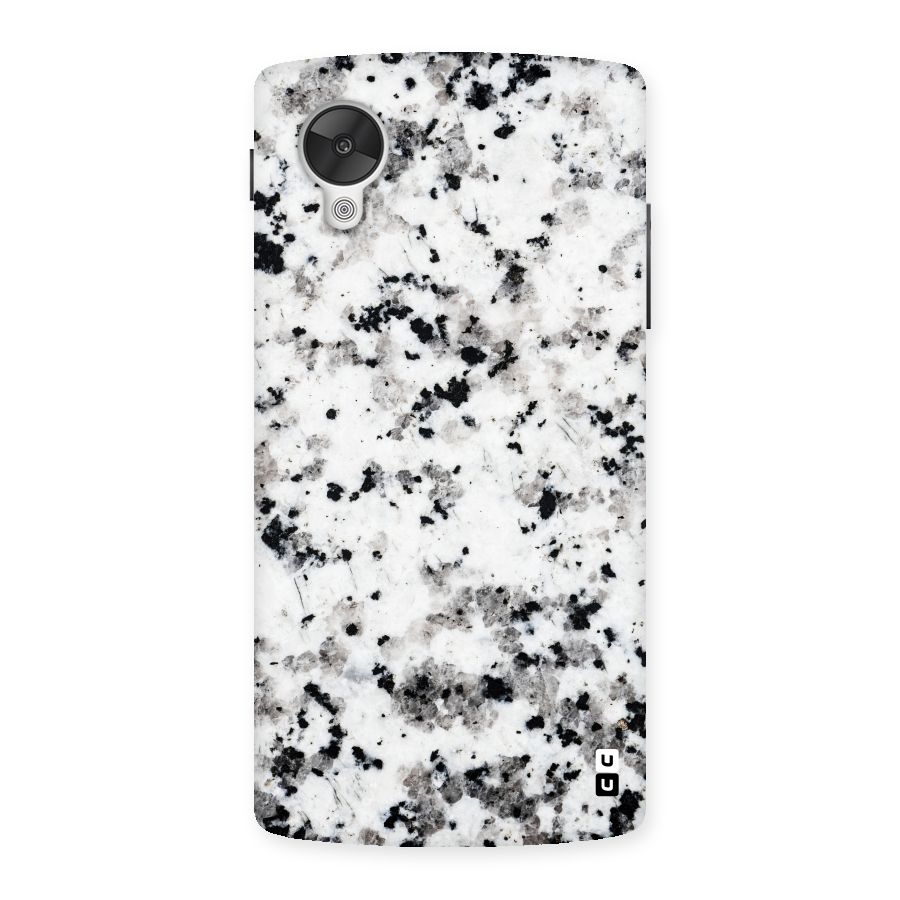 Charcoal Spots Marble Back Case for Google Nexsus 5