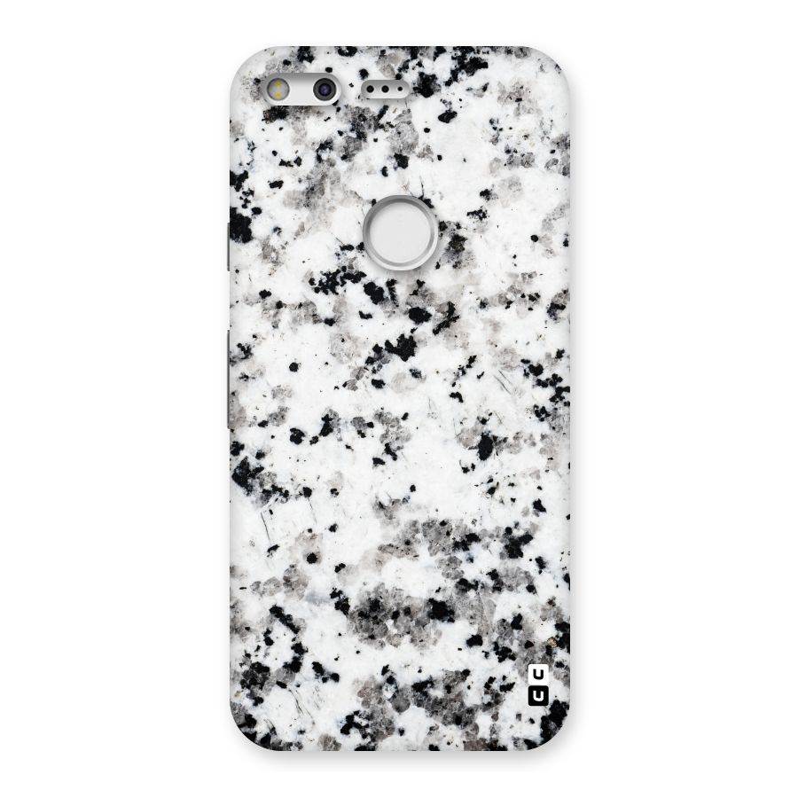 Charcoal Spots Marble Back Case for Google Pixel