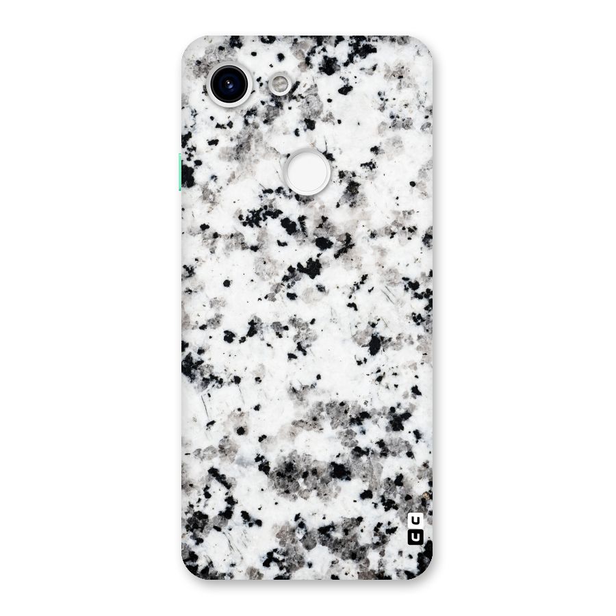 Charcoal Spots Marble Back Case for Google Pixel 3