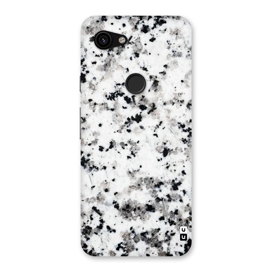 Charcoal Spots Marble Back Case for Google Pixel 3a