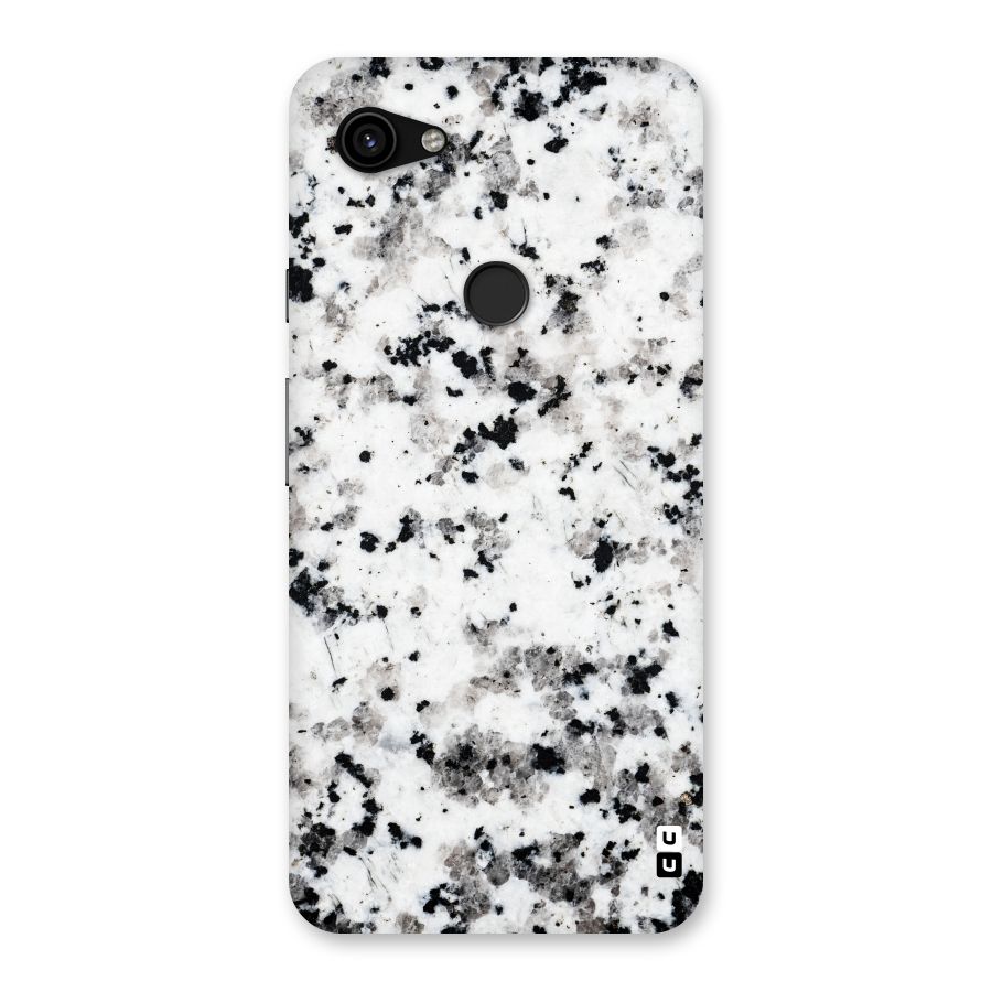 Charcoal Spots Marble Back Case for Google Pixel 3a XL