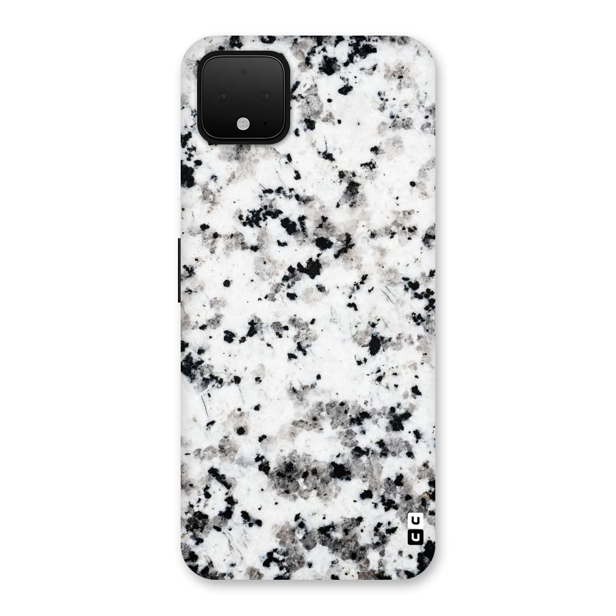 Charcoal Spots Marble Back Case for Google Pixel 4 XL