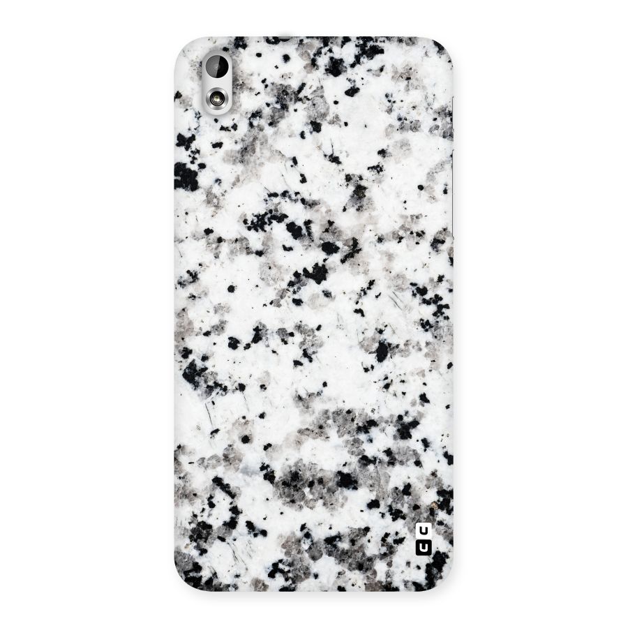 Charcoal Spots Marble Back Case for HTC Desire 816g