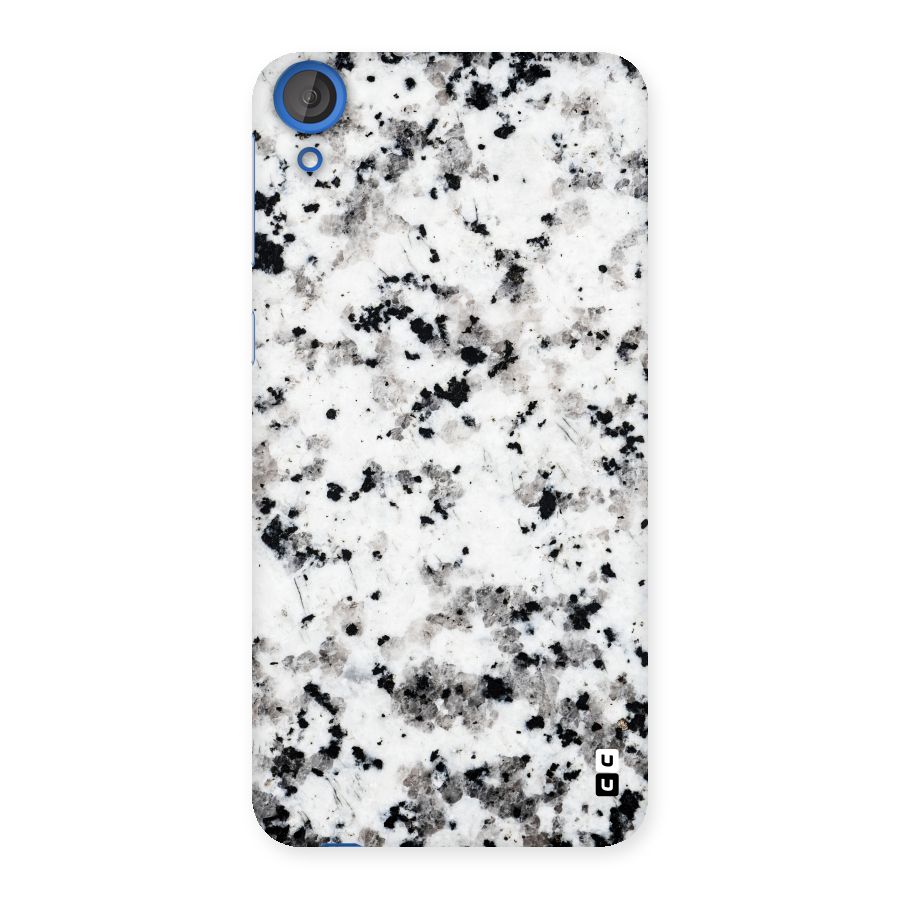 Charcoal Spots Marble Back Case for HTC Desire 820