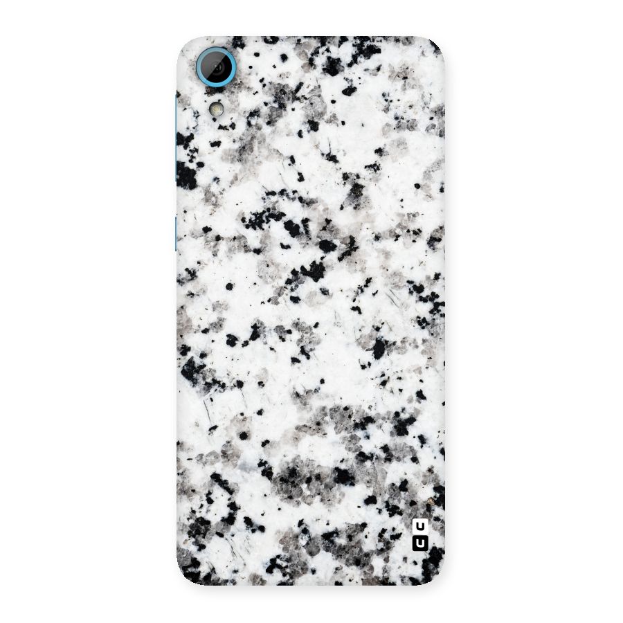 Charcoal Spots Marble Back Case for HTC Desire 826