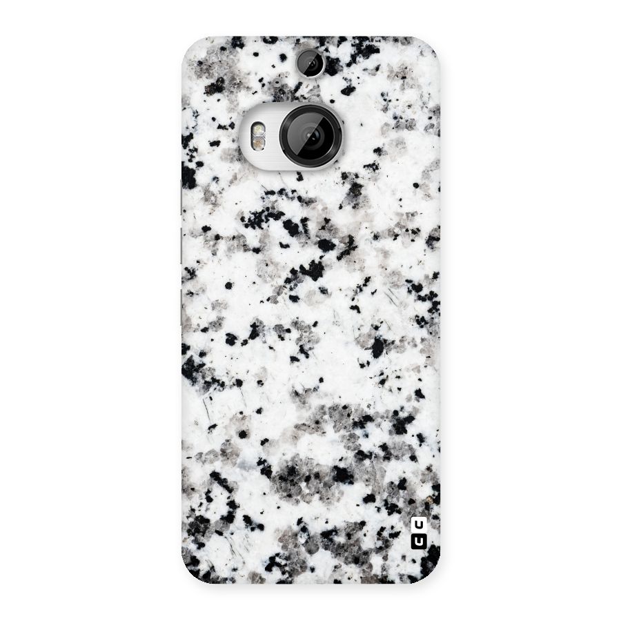 Charcoal Spots Marble Back Case for HTC One M9 Plus