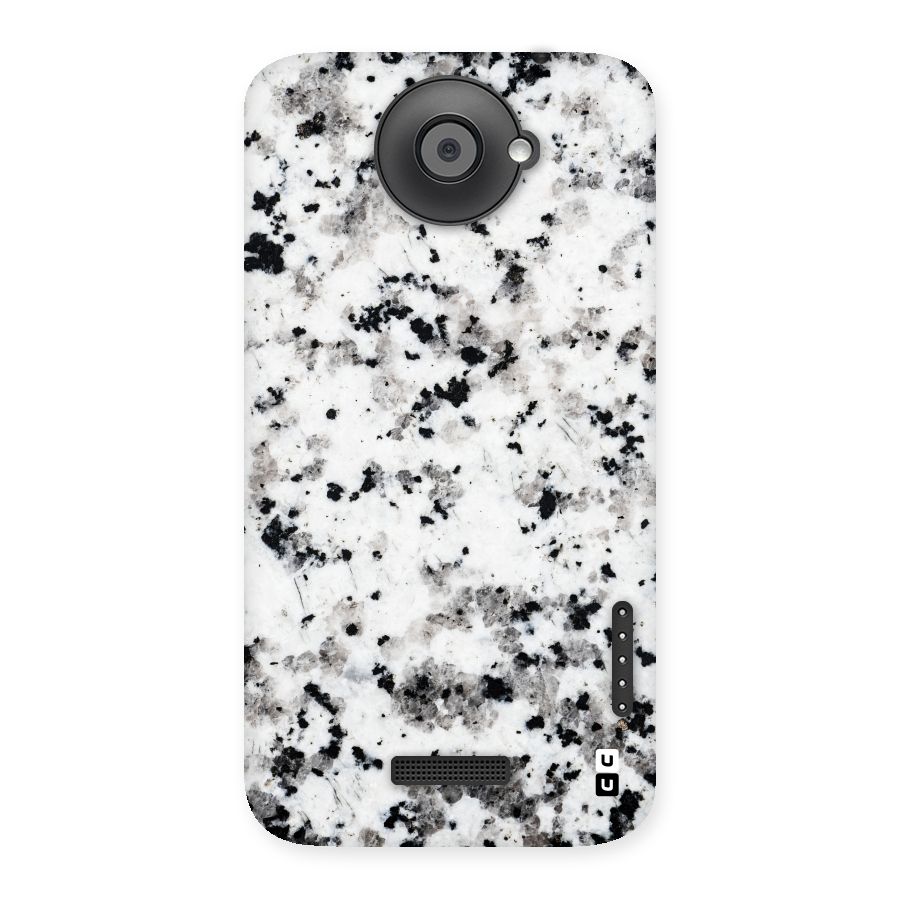 Charcoal Spots Marble Back Case for HTC One X