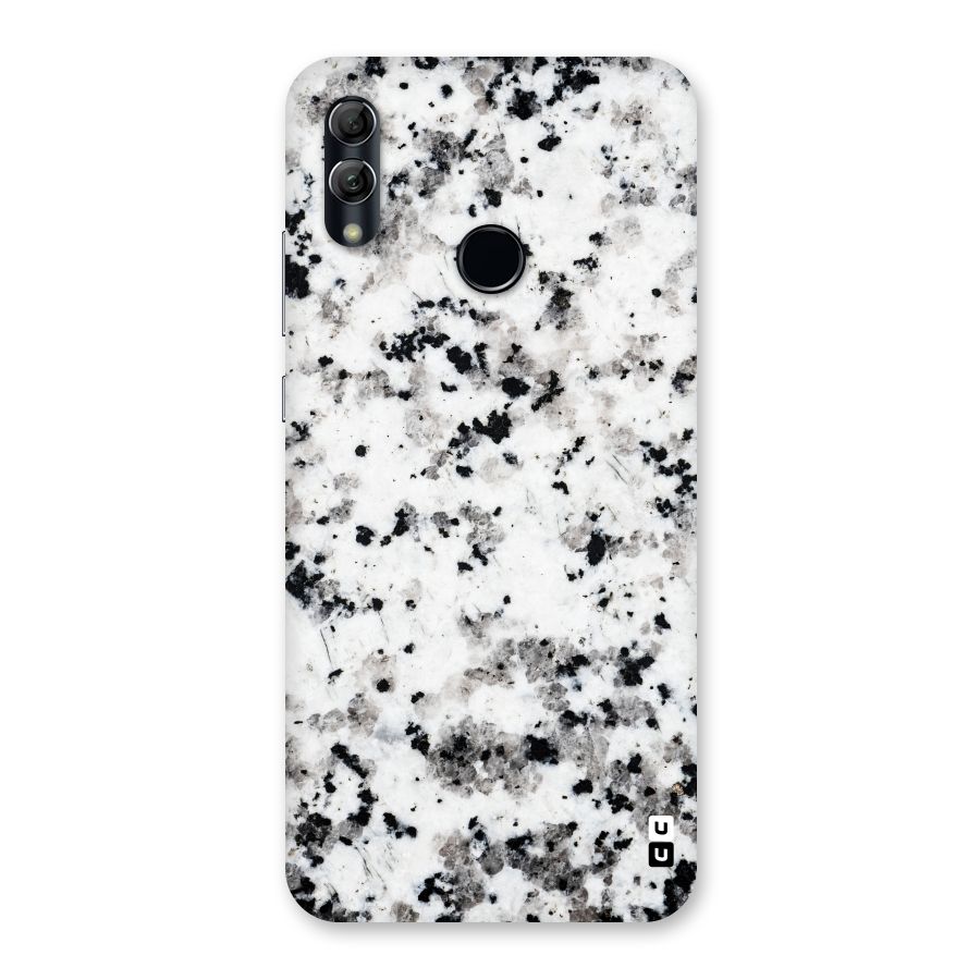 Charcoal Spots Marble Back Case for Honor 10 Lite