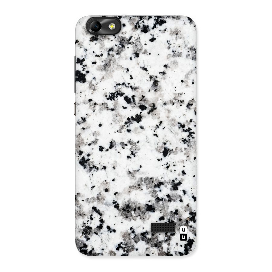 Charcoal Spots Marble Back Case for Honor 4C