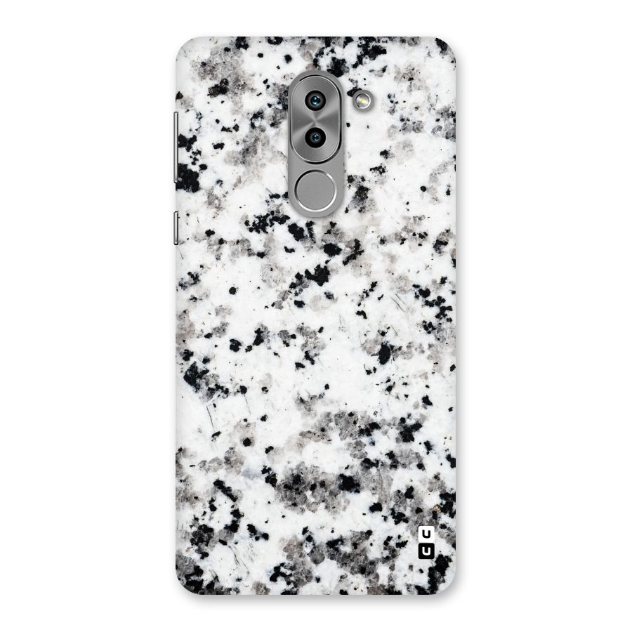 Charcoal Spots Marble Back Case for Honor 6X