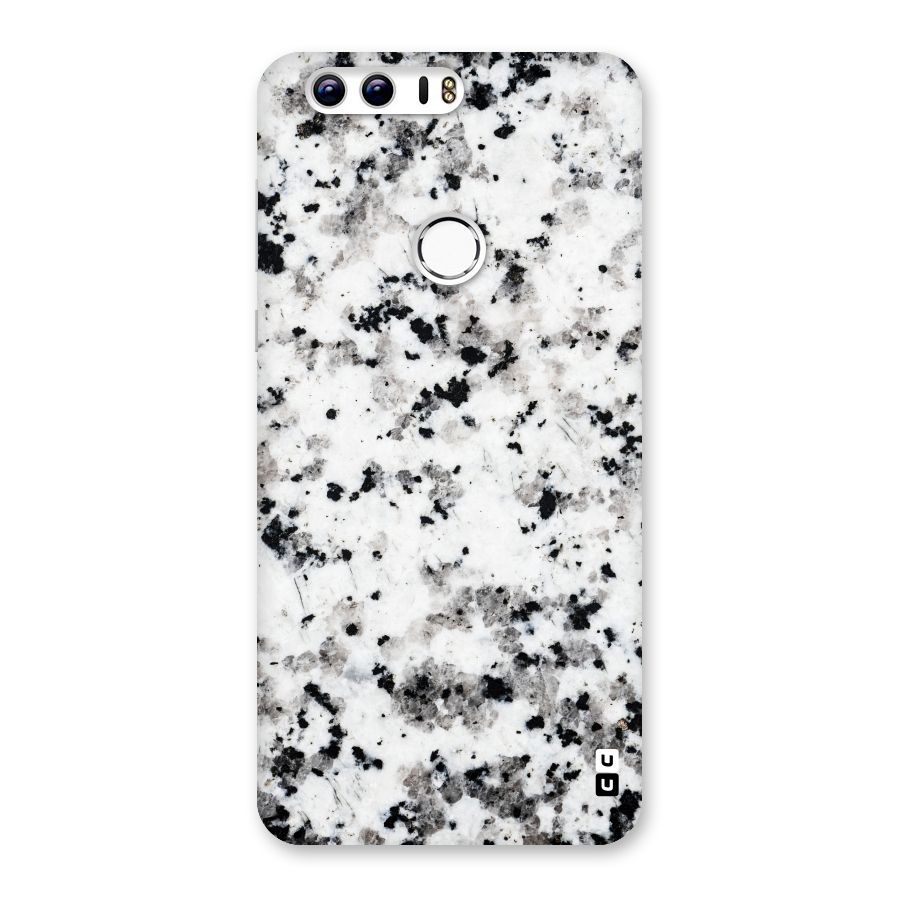 Charcoal Spots Marble Back Case for Honor 8