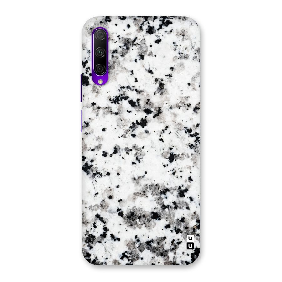 Charcoal Spots Marble Back Case for Honor 9X Pro