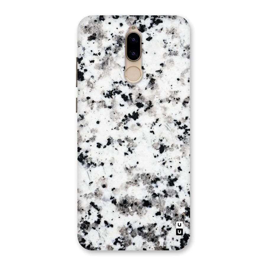 Charcoal Spots Marble Back Case for Honor 9i