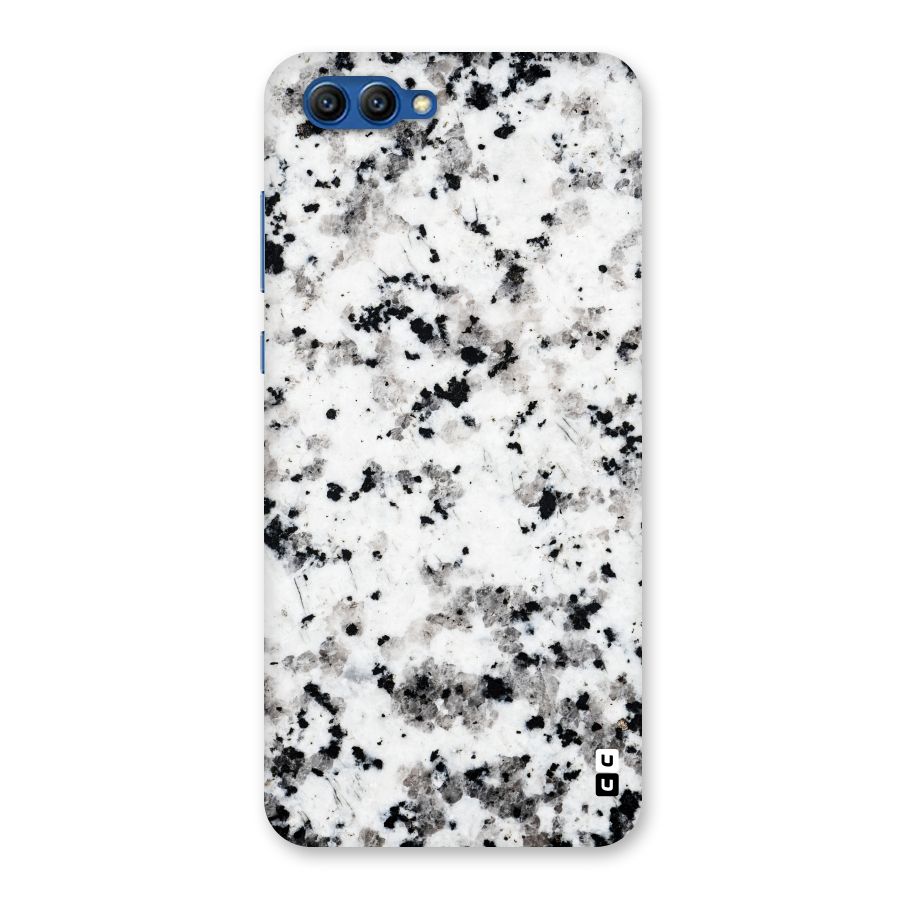Charcoal Spots Marble Back Case for Honor View 10