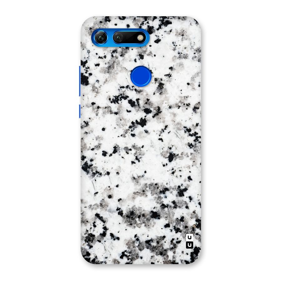 Charcoal Spots Marble Back Case for Honor View 20