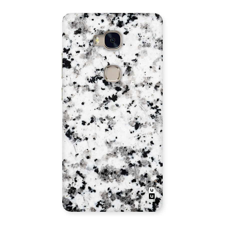 Charcoal Spots Marble Back Case for Huawei Honor 5X