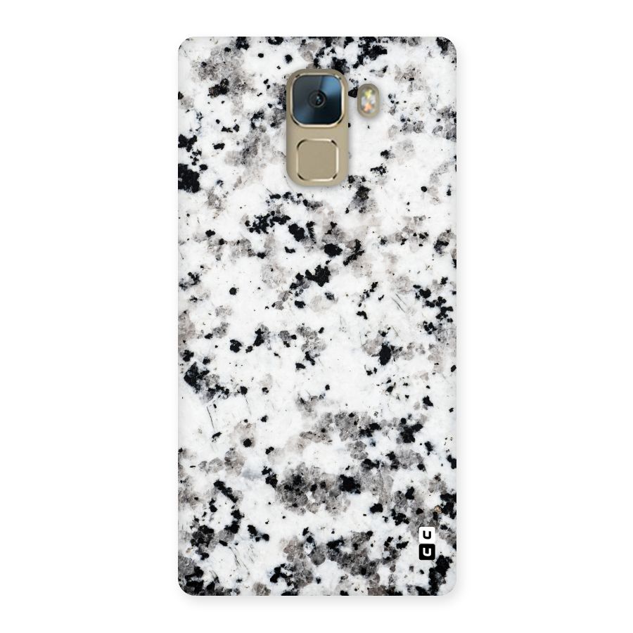 Charcoal Spots Marble Back Case for Huawei Honor 7
