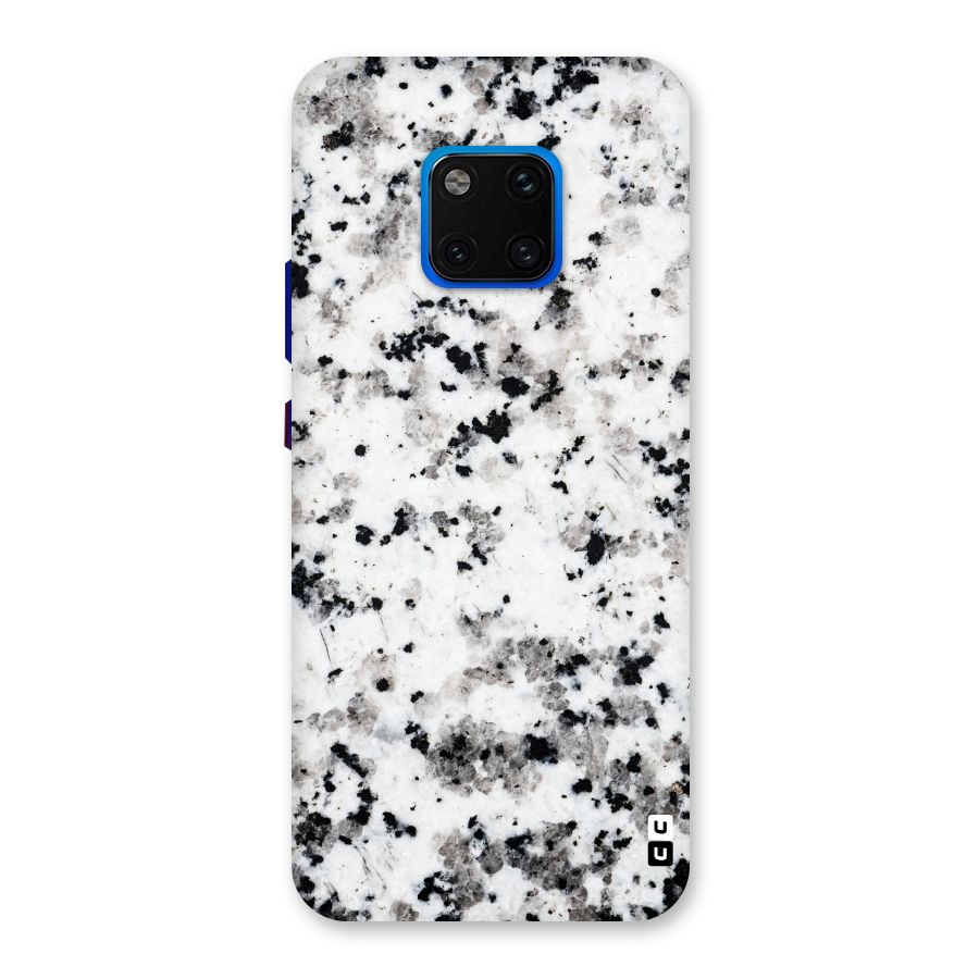 Charcoal Spots Marble Back Case for Huawei Mate 20 Pro
