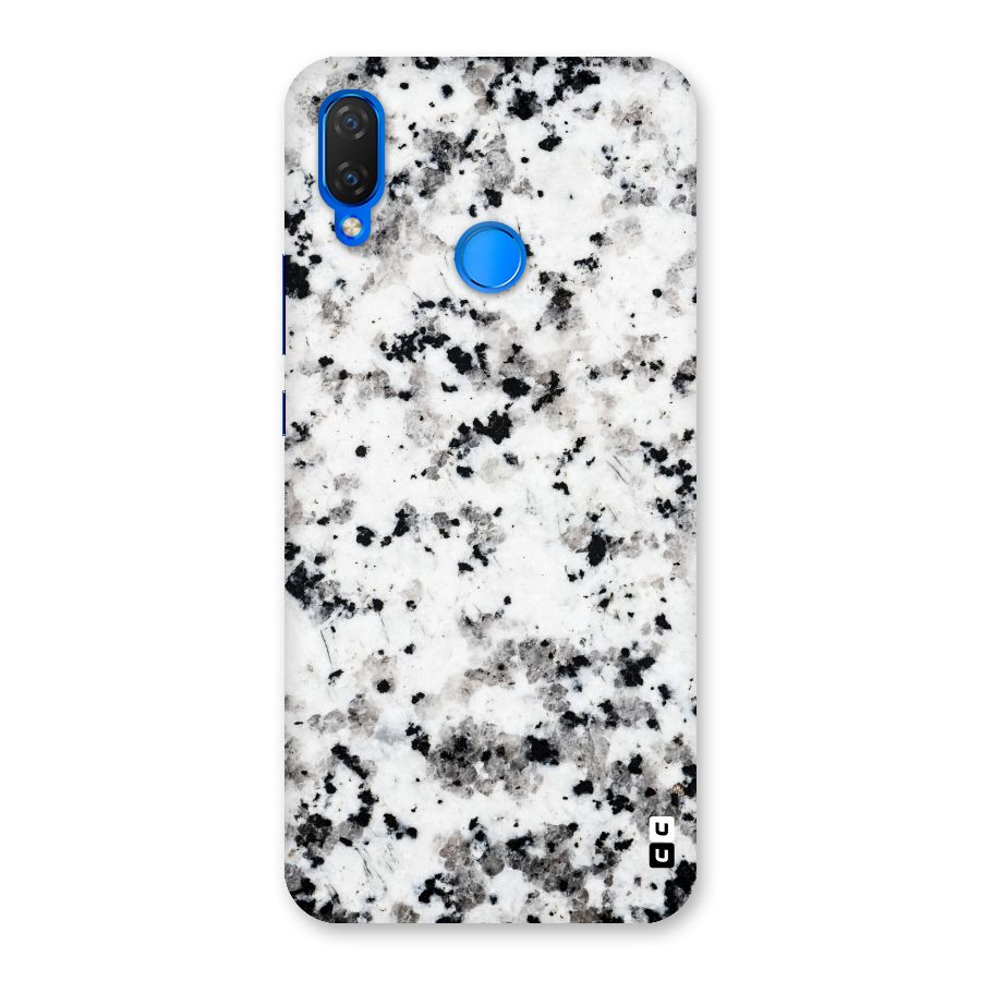 Charcoal Spots Marble Back Case for Huawei P Smart+