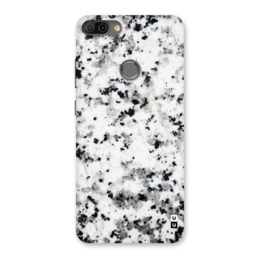 Charcoal Spots Marble Back Case for Infinix Hot 6 Pro