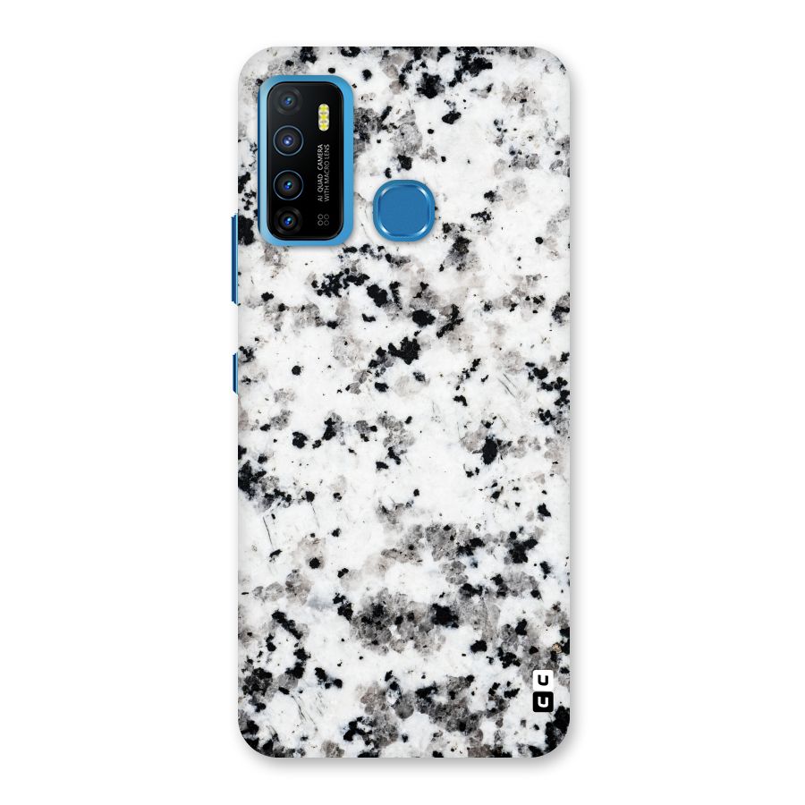 Charcoal Spots Marble Back Case for Infinix Hot 9