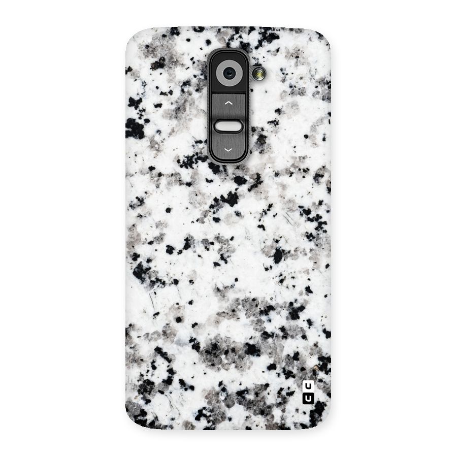 Charcoal Spots Marble Back Case for LG G2