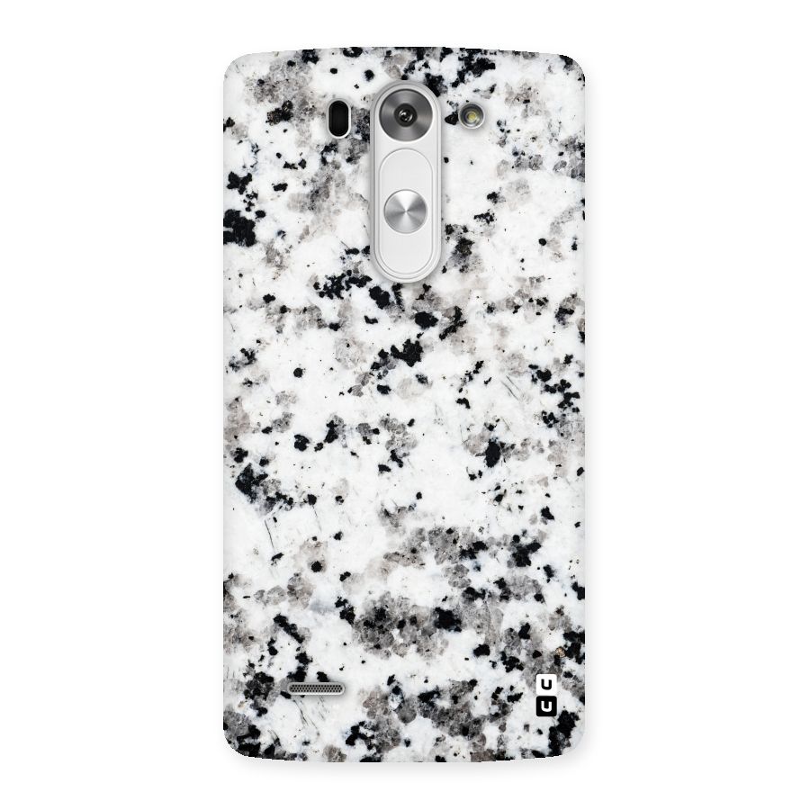 Charcoal Spots Marble Back Case for LG G3 Mini