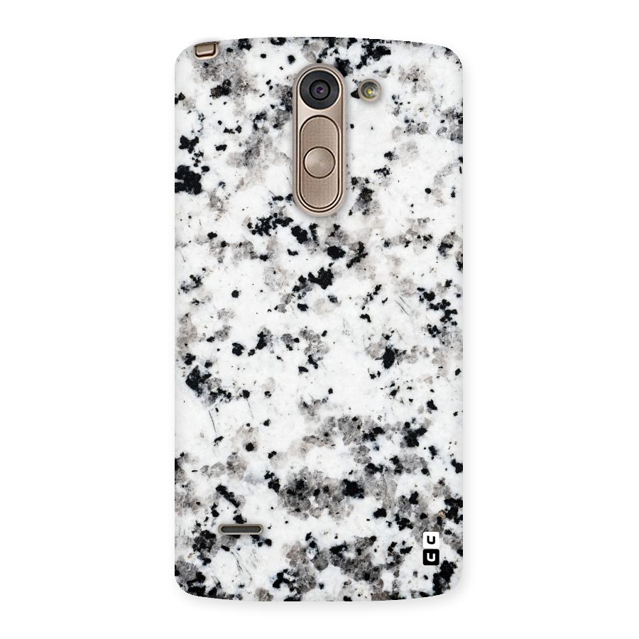 Charcoal Spots Marble Back Case for LG G3 Stylus