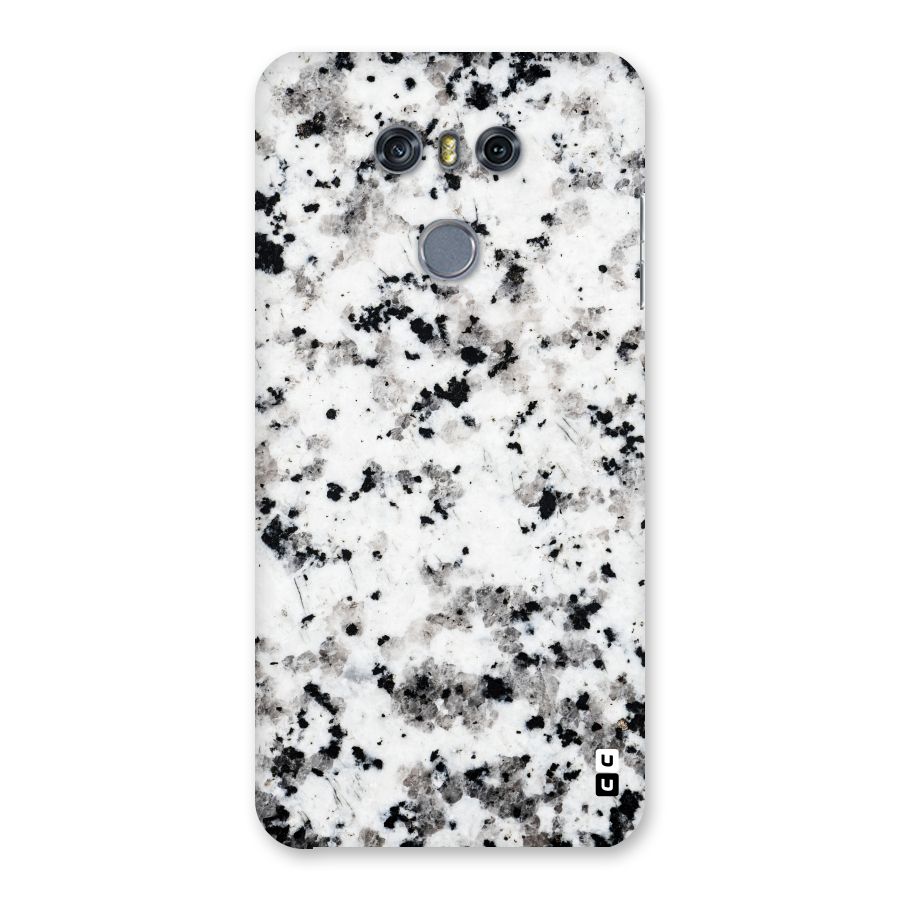 Charcoal Spots Marble Back Case for LG G6