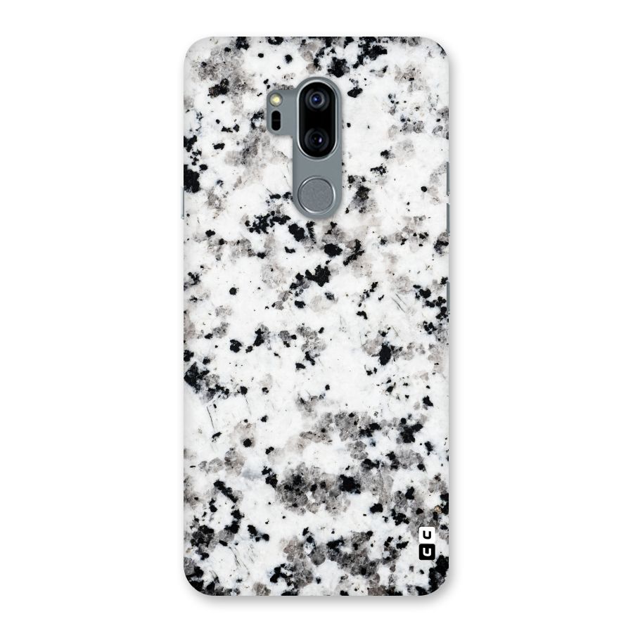 Charcoal Spots Marble Back Case for LG G7