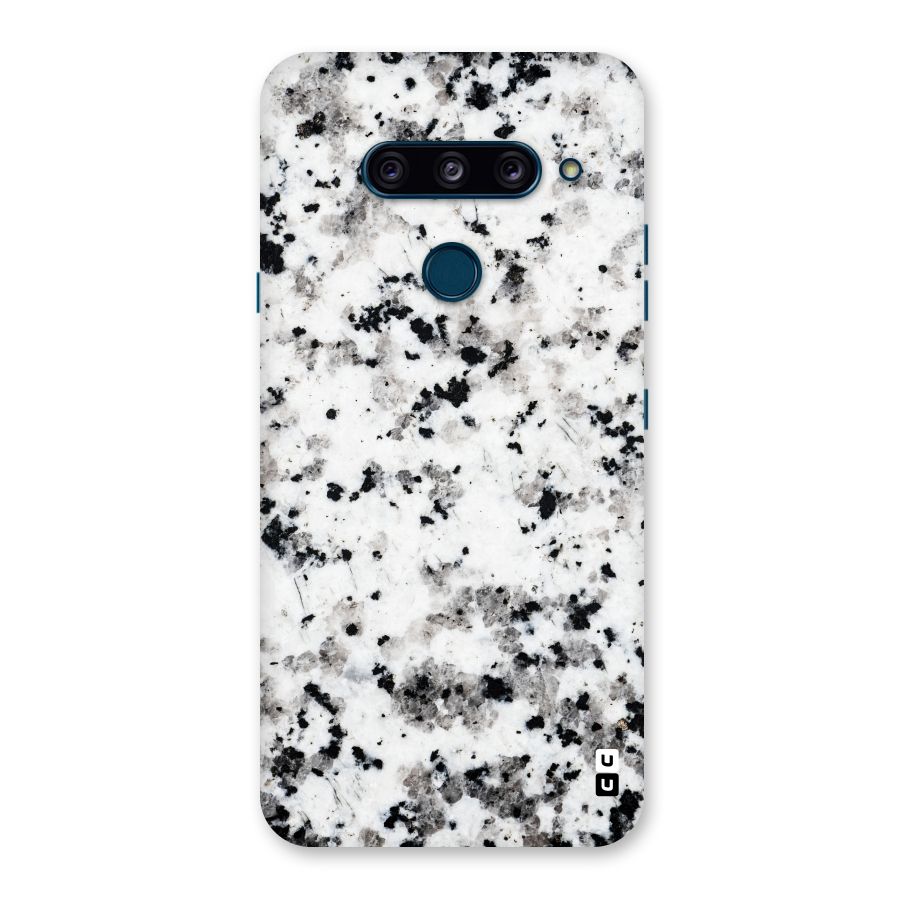 Charcoal Spots Marble Back Case for LG  V40 ThinQ