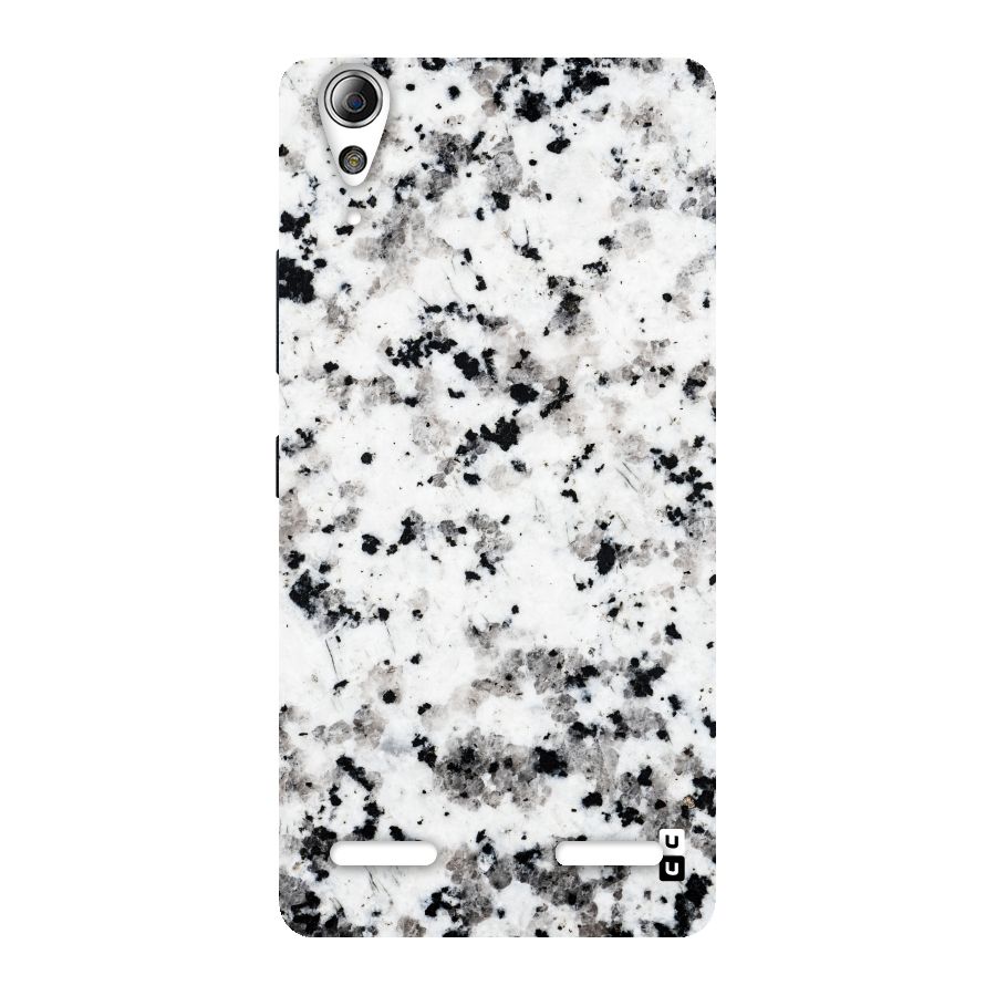 Charcoal Spots Marble Back Case for Lenovo A6000