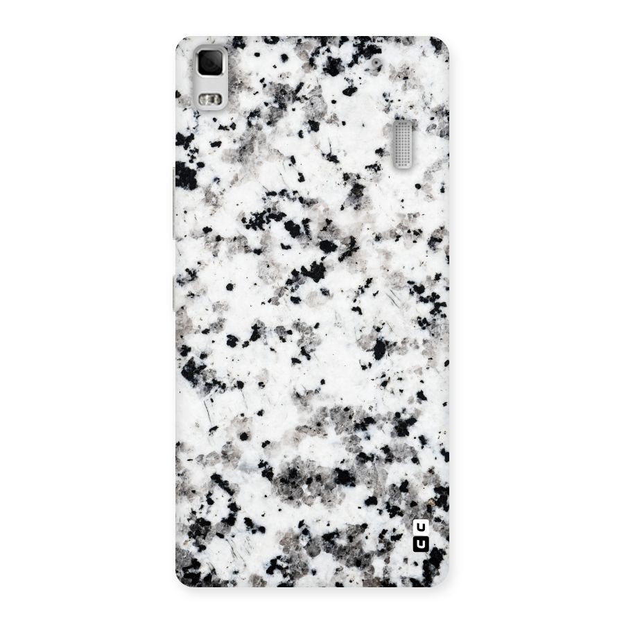 Charcoal Spots Marble Back Case for Lenovo A7000