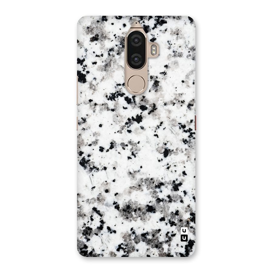 Charcoal Spots Marble Back Case for Lenovo K8 Note