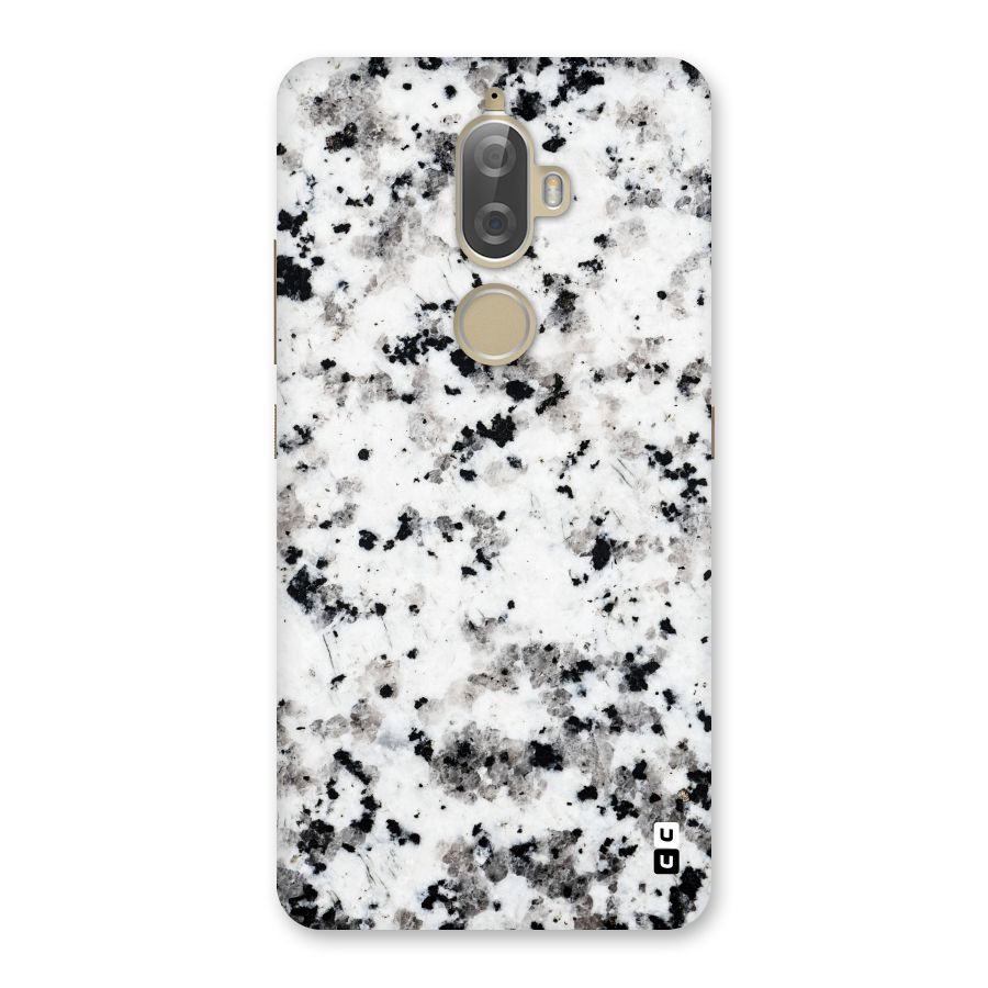 Charcoal Spots Marble Back Case for Lenovo K8 Plus