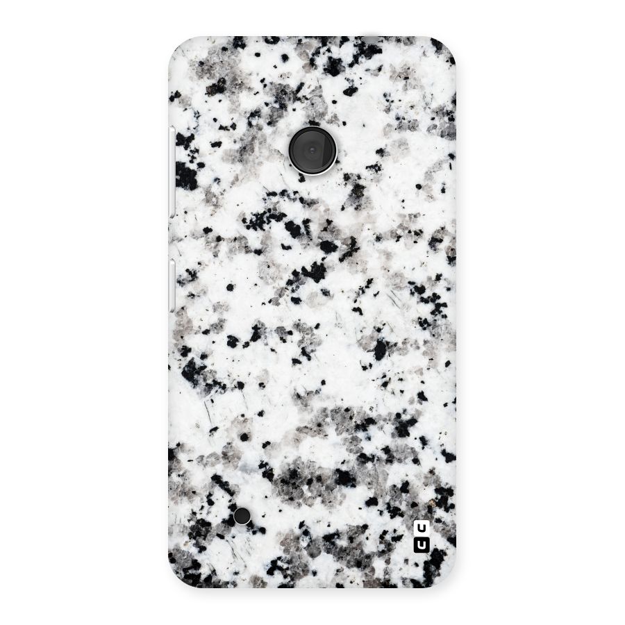 Charcoal Spots Marble Back Case for Lumia 530