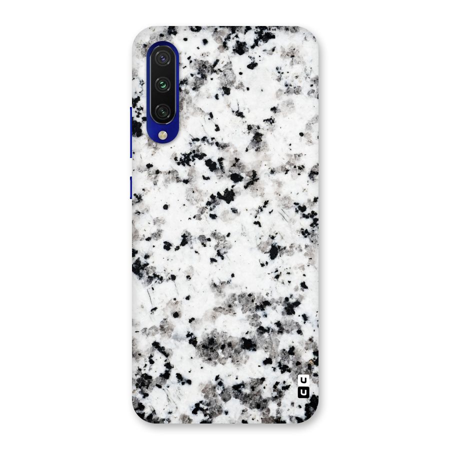 Charcoal Spots Marble Back Case for Mi A3
