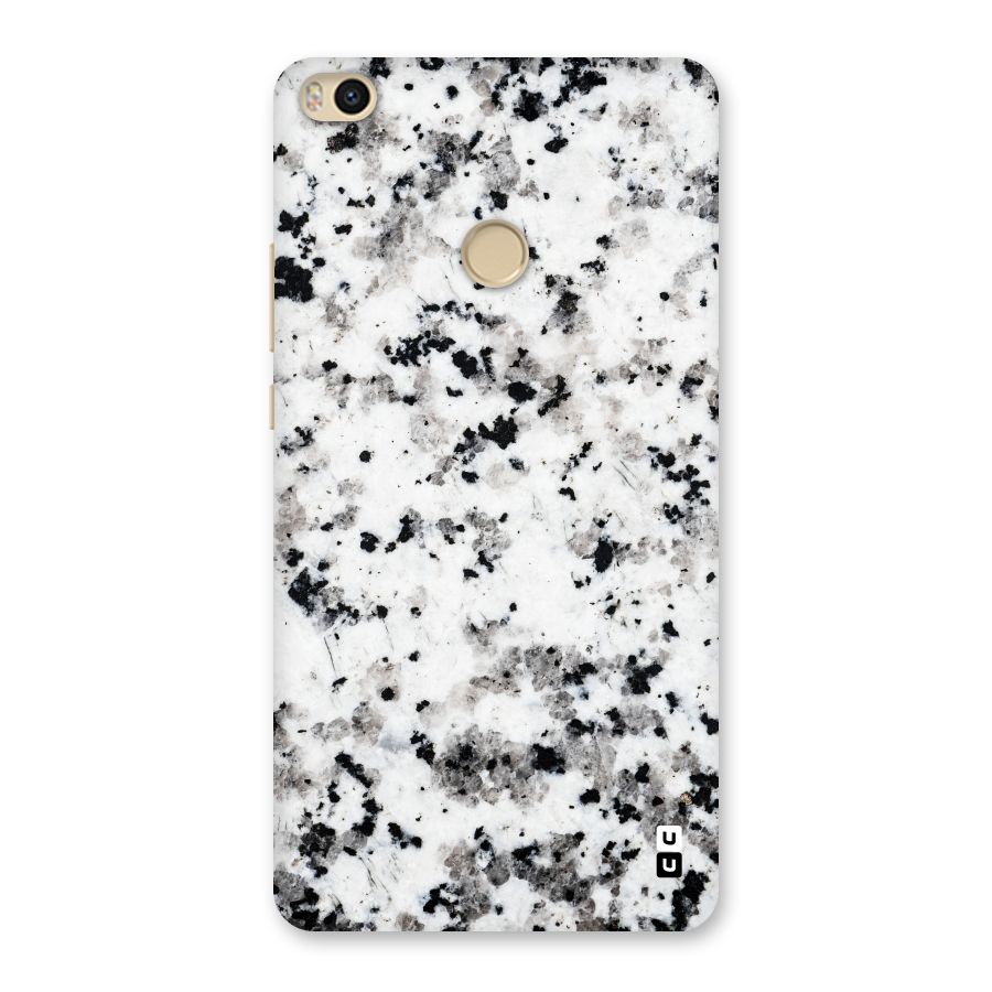 Charcoal Spots Marble Back Case for Mi Max 2