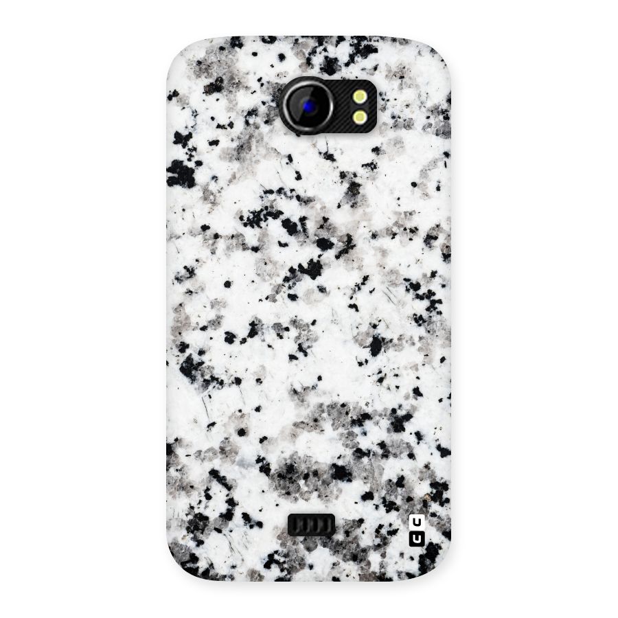 Charcoal Spots Marble Back Case for Micromax Canvas 2 A110