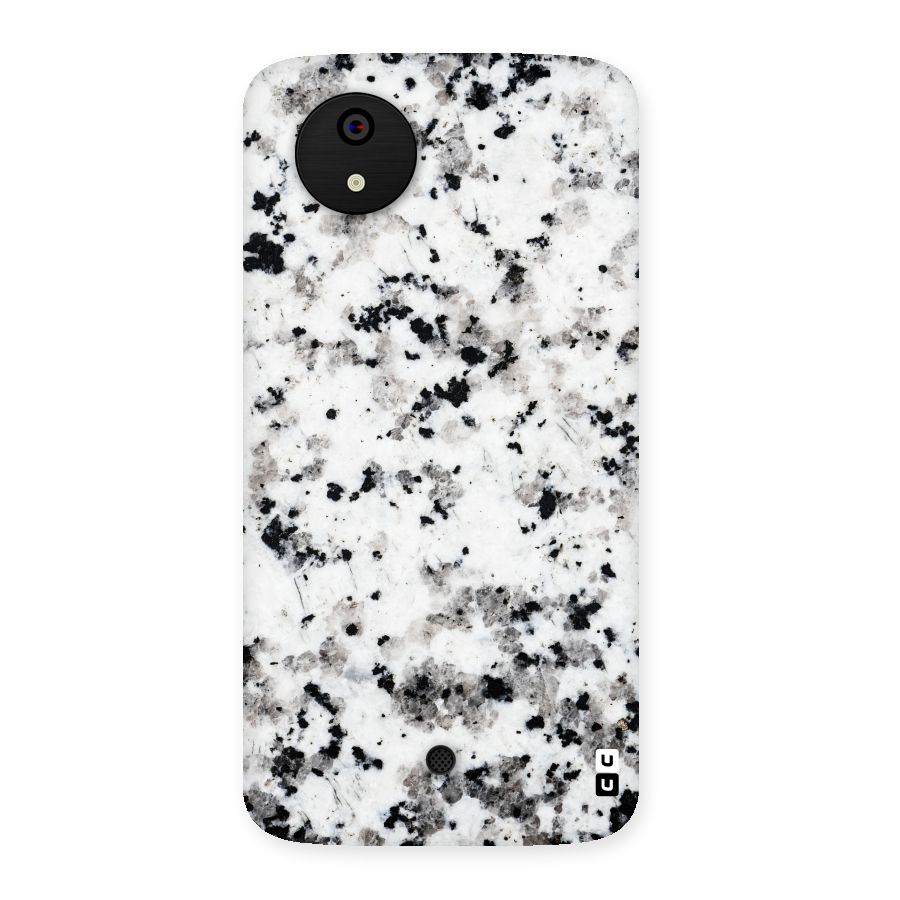 Charcoal Spots Marble Back Case for Micromax Canvas A1