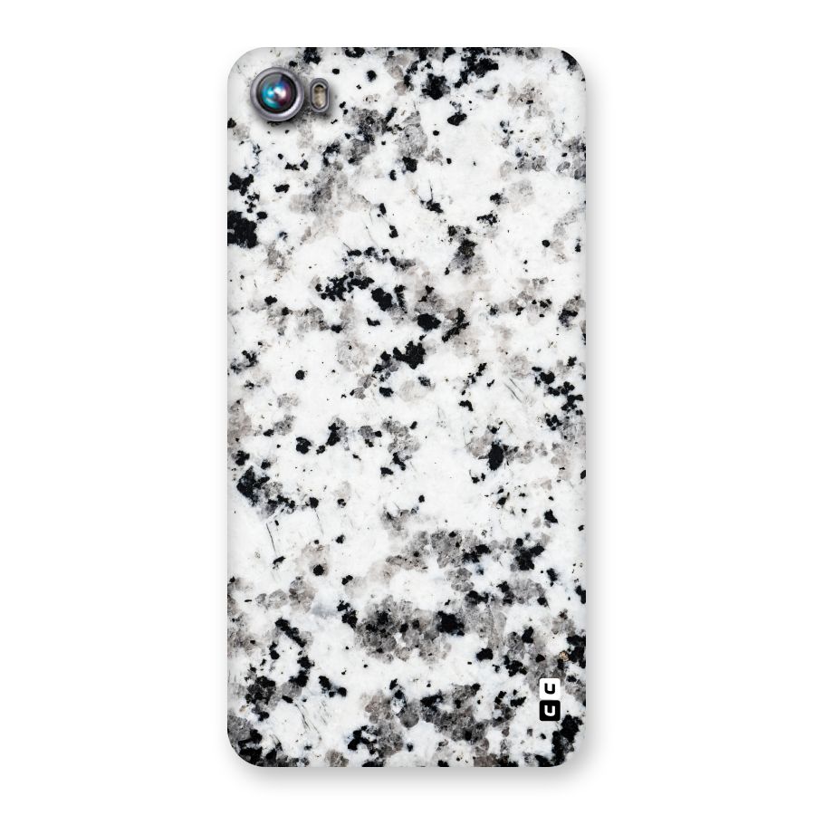 Charcoal Spots Marble Back Case for Micromax Canvas Fire 4 A107