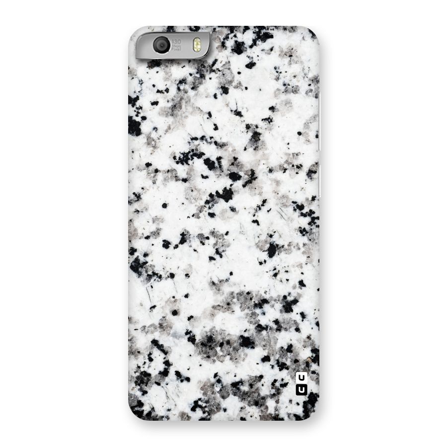 Charcoal Spots Marble Back Case for Micromax Canvas Knight 2