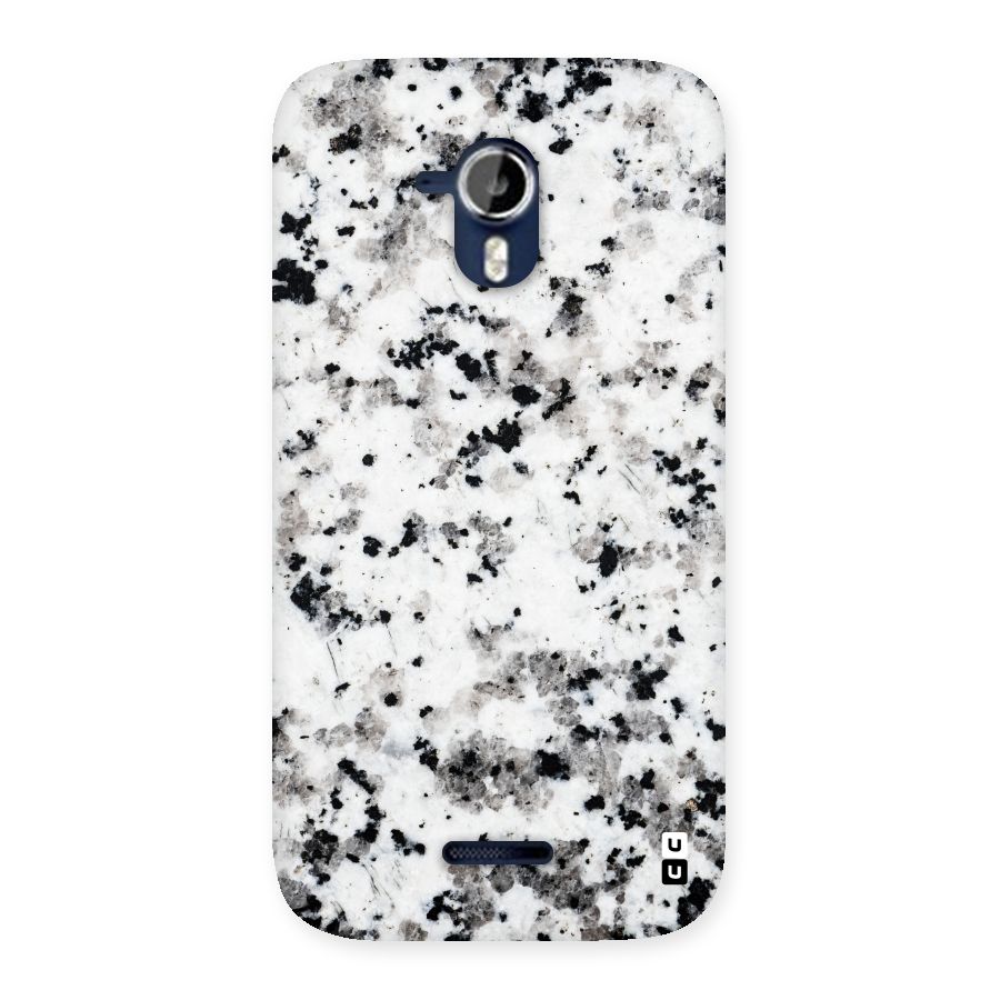 Charcoal Spots Marble Back Case for Micromax Canvas Magnus A117
