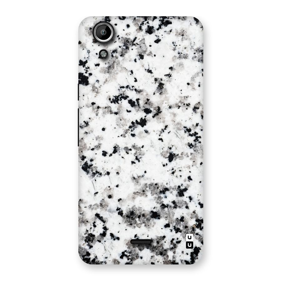 Charcoal Spots Marble Back Case for Micromax Canvas Selfie Lens Q345