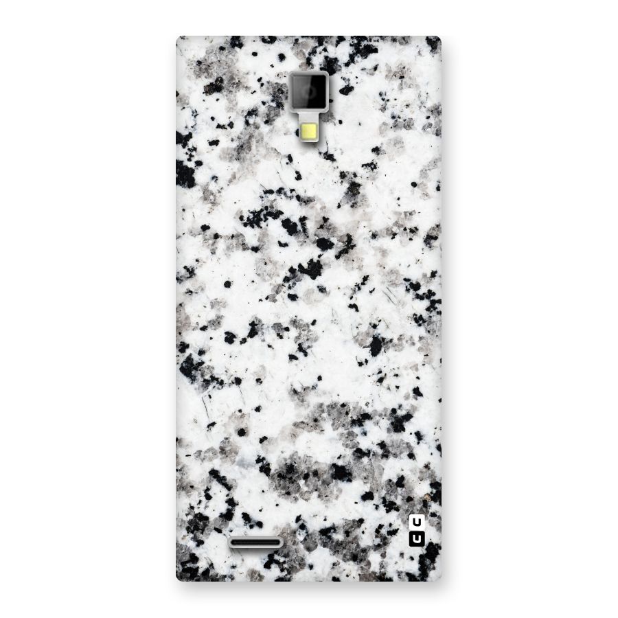 Charcoal Spots Marble Back Case for Micromax Canvas Xpress A99