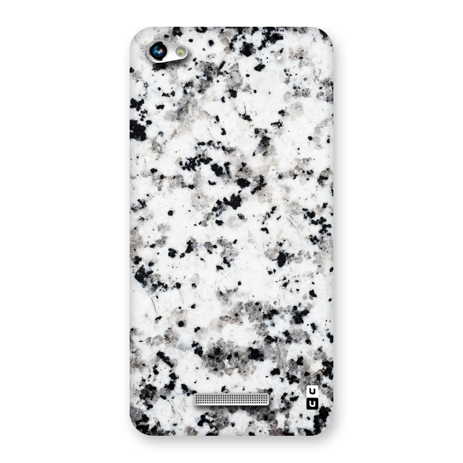 Charcoal Spots Marble Back Case for Micromax Hue 2