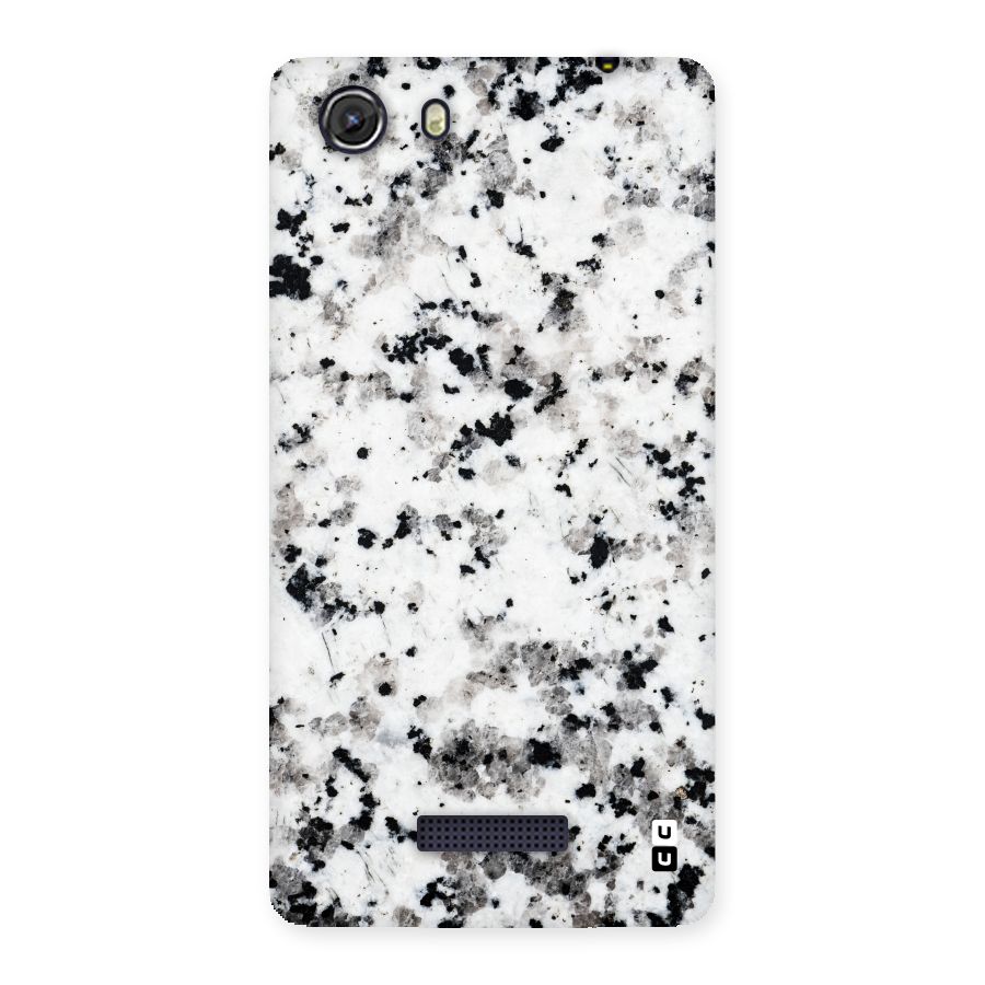 Charcoal Spots Marble Back Case for Micromax Unite 3